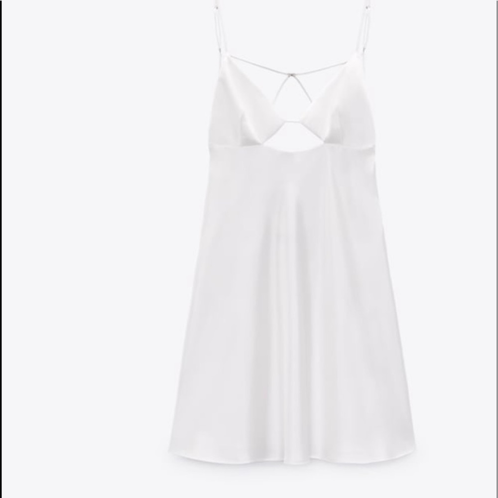 NWT ZARA SATIN DRESS!!